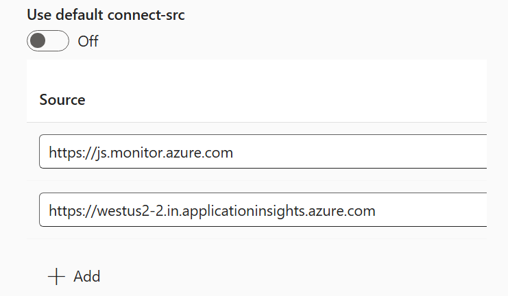 Example CSP sources