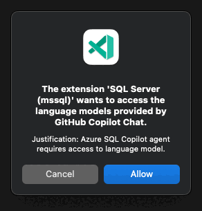 Screenshot des Platzhalters für die Copilot-Zugriffsbenachrichtigung.