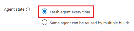 Screenshot that shows a stateless agent.