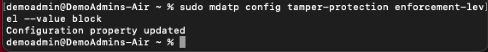 Screenshot of the manual configuration.