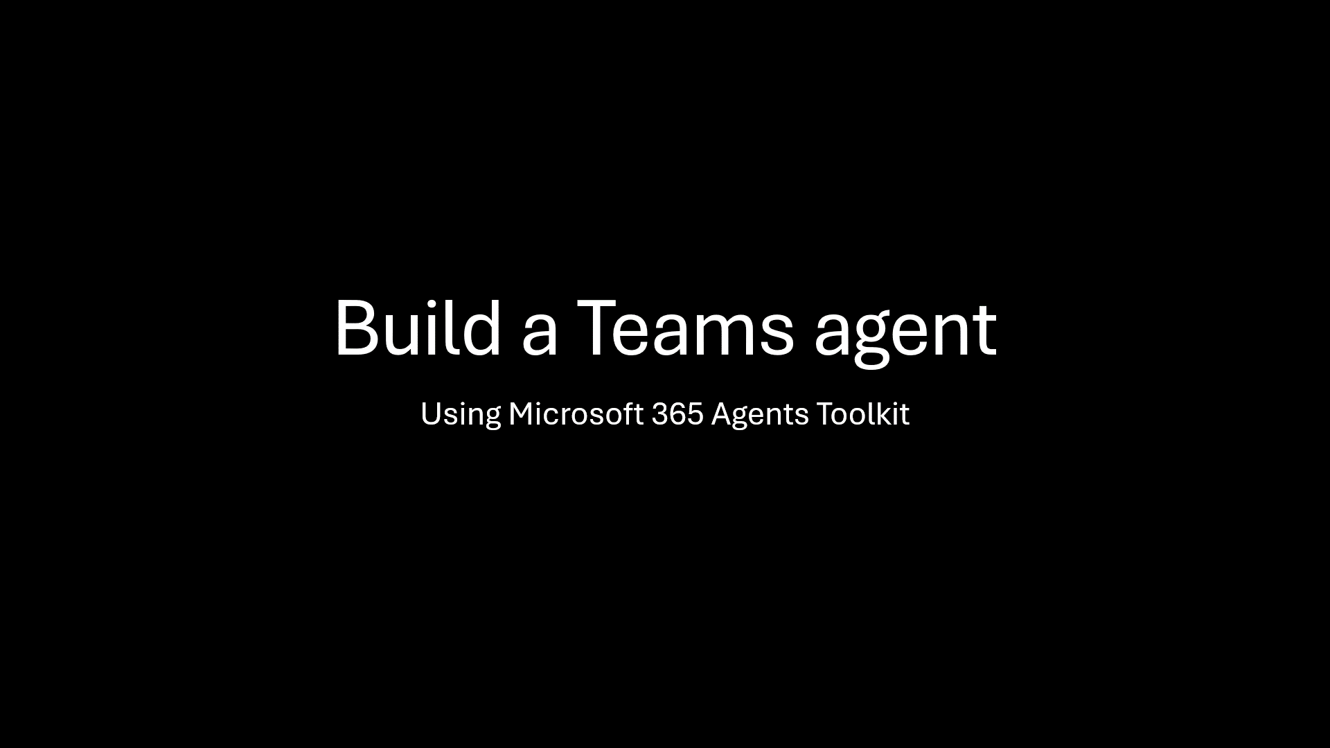 Graphical representation shows the steps to create an agent.