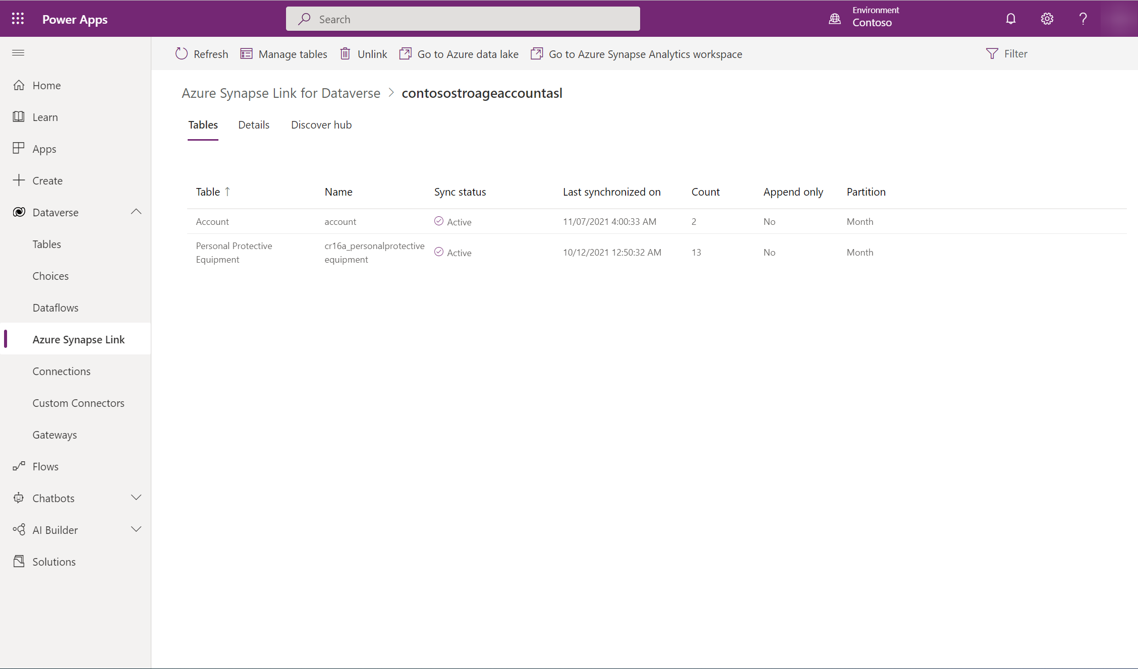 Azure Synapse Link monitoring Azure Synapse Link monitoring