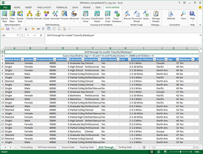 results of drillthrough are saved to Excel