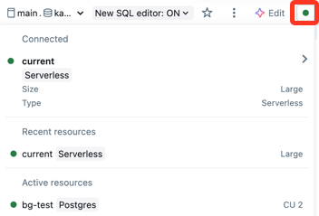 Sélecteur d’entrepôt de données SQL