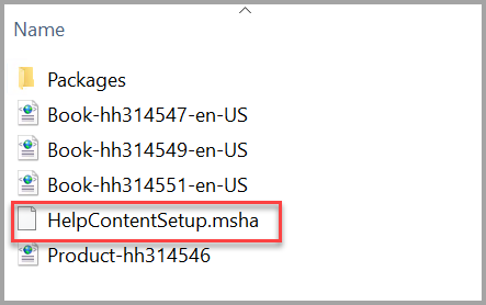 Screenshot del file di installazione della Guida di compatibilità di SQL Server 2012.