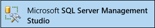 検索結果のSQL Server Management Studioアプリケーション アイコンのスクリーンショット。Windows 