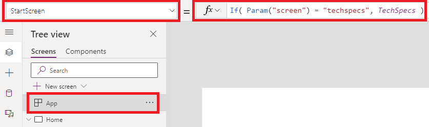 Param eksempel på navigasjon.
