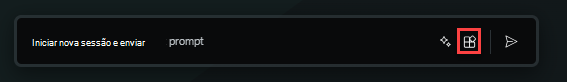 Captura de ecrã a mostrar o botão Plug-in.